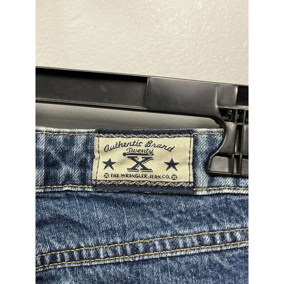 Wrangler Twenty X Bootcut Jeans Womens Sz 3/4 x 34 Button Fly Denim Western - Picture 3 of 8
